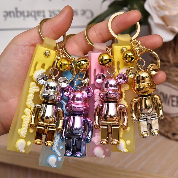 keychains acrylic electroplating symphony bearbrick keychain violent bear ornaments cute car key pendant bag charm gift for girlfriend, Silver
keychains acrylic electroplating symphony bearbrick keychain violent bear ornaments cute car key pendant bag charm gift for girlfriend, Silver