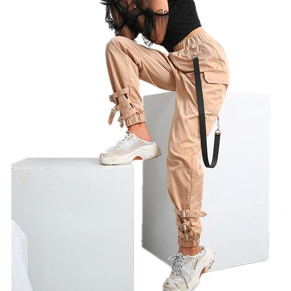 women's pants & capris autumn 2021 elatic high waist harem women cloth chain buckle pantalon khaki pocket long casual korean pencil, Black;white
women's pants & capris autumn 2021 elatic high waist harem women cloth chain buckle pantalon khaki pocket long casual korean pencil, Black;white