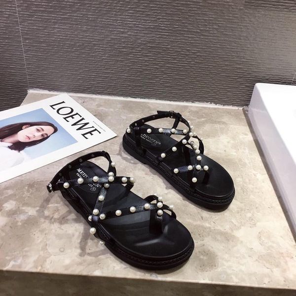 sandals roman women's open toe shoes pearl ladies flat comfortable beach 2021 summer woman, Black
sandals roman women's open toe shoes pearl ladies flat comfortable beach 2021 summer woman, Black