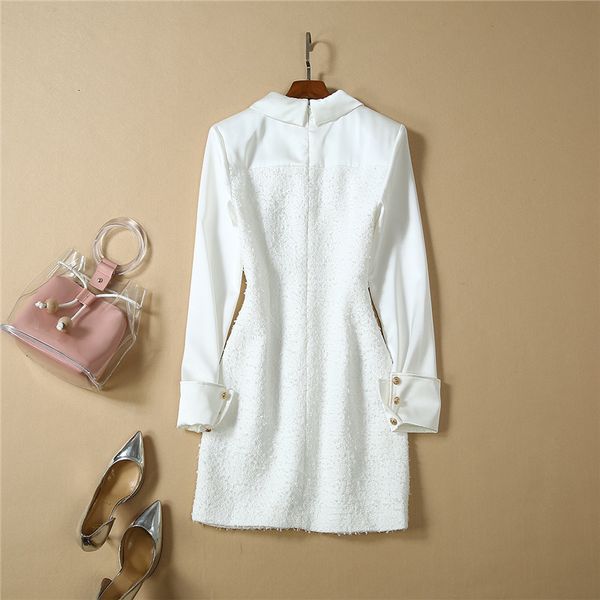 two piece dress autumn mode of track women designer turn down collar complete retail from white wool celebrity ed party 2trm
two piece dress autumn mode of track women designer turn down collar complete retail from white wool celebrity ed party 2trm