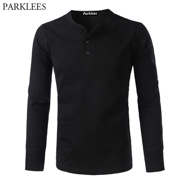 black casual heavyweight three-button henley tshirt spring slim fit v neck 100% cotton mens t shirts tee shirt homme 210522, White;black
black casual heavyweight three-button henley tshirt spring slim fit v neck 100% cotton mens t shirts tee shirt homme 210522, White;black