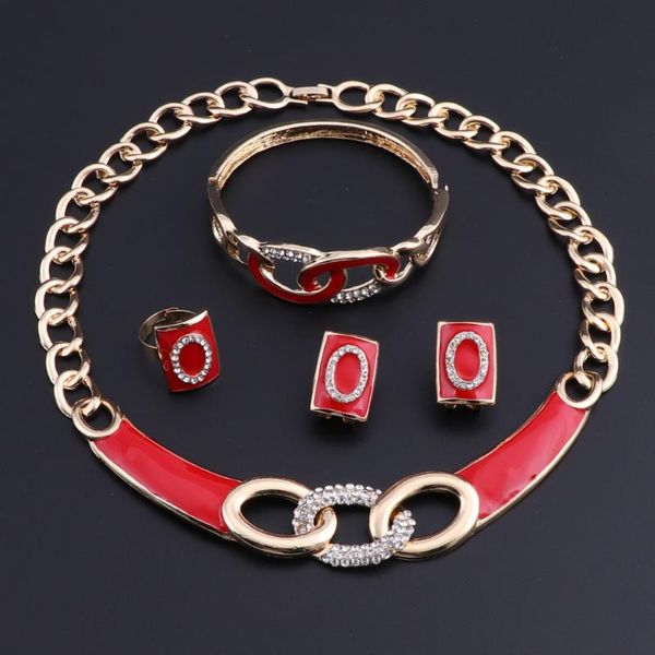 earrings & necklace oeoeos fashion jewelry set enamel ring bracelet wedding gold color for women crystal maxi dress accessories, Silver
earrings & necklace oeoeos fashion jewelry set enamel ring bracelet wedding gold color for women crystal maxi dress accessories, Silver