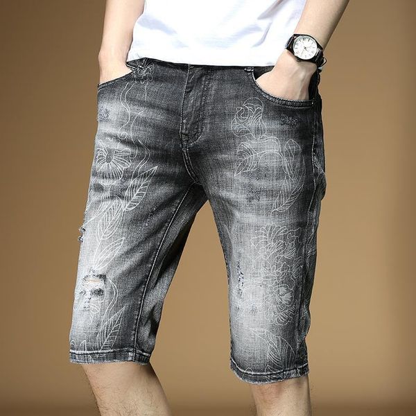 summer thin denim shorts men's self-cultivation feet stretch five-point pants tide embroidery printed pantsuser jeans, White;black
summer thin denim shorts men's self-cultivation feet stretch five-point pants tide embroidery printed pantsuser jeans, White;black