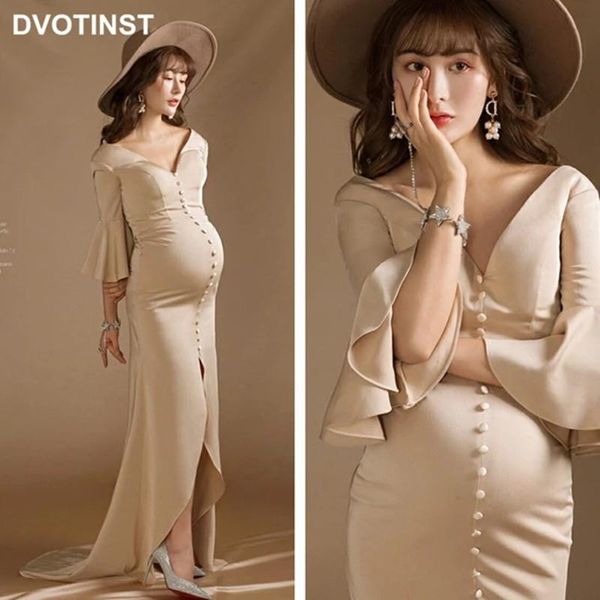 summer long breathable maternity dresses pography props pregnant clothes dress women, White
summer long breathable maternity dresses pography props pregnant clothes dress women, White