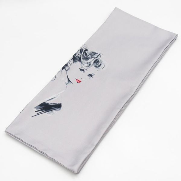 scarves weiliboyin original design head portrait gray long scarf men's fashion thin bib spring and autumn wear silk, Blue;gray
scarves weiliboyin original design head portrait gray long scarf men's fashion thin bib spring and autumn wear silk, Blue;gray