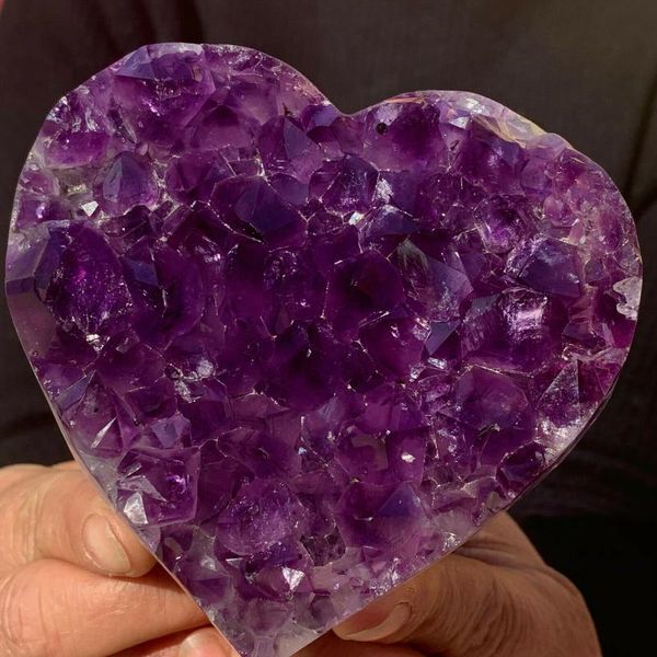 decorative objects & figurines methyst heart-shaped purple quartz gem crystal specimen
decorative objects & figurines methyst heart-shaped purple quartz gem crystal specimen