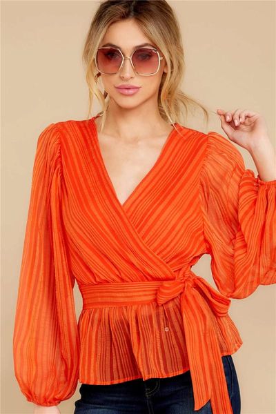 women's long sleeve chiffon shirt fashion wild print v-neck lace up pullover solid color high waist woman blouses & shirts, White
women's long sleeve chiffon shirt fashion wild print v-neck lace up pullover solid color high waist woman blouses & shirts, White