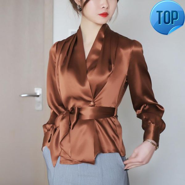 casual dresses spring summer blouse women long sleeve shirts fashion silk shirt with bow belt v neck office ladies work wear lx2613, Black;gray
casual dresses spring summer blouse women long sleeve shirts fashion silk shirt with bow belt v neck office ladies work wear lx2613, Black;gray