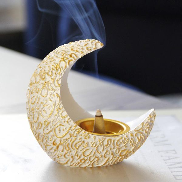 fragrance lamps 10.5cm*10cm ramadan moon incense burner resin crescent shape censer arabian lent stove home office teahouse dec
fragrance lamps 10.5cm*10cm ramadan moon incense burner resin crescent shape censer arabian lent stove home office teahouse dec