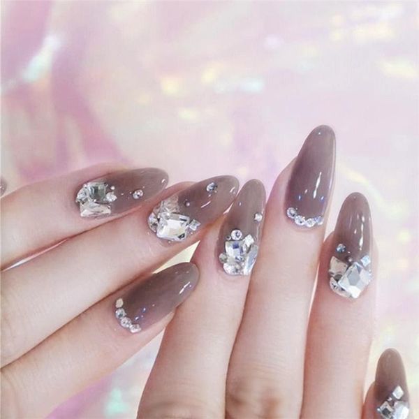 false nails medium and long fake light black diamonds nail stickers finished 24 pieces with glue ne, Red;gold
false nails medium and long fake light black diamonds nail stickers finished 24 pieces with glue ne, Red;gold