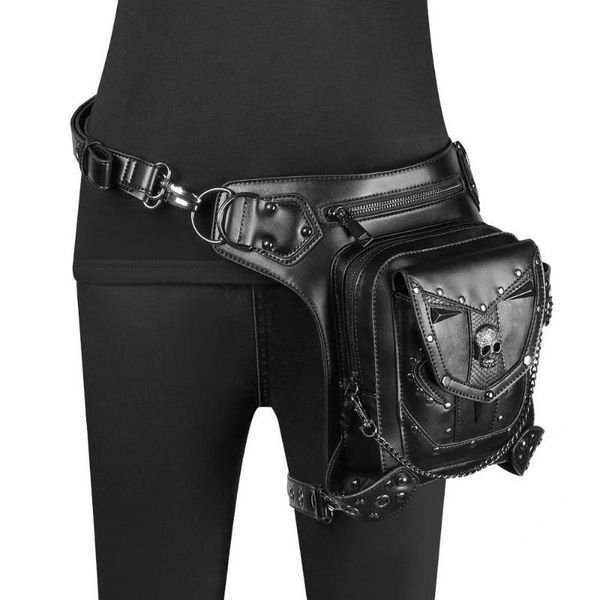 waist bags skull chain women messenger pu leather outdoor bag vintage fashion retro rock pack bolsos de mujer
waist bags skull chain women messenger pu leather outdoor bag vintage fashion retro rock pack bolsos de mujer