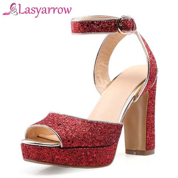 lasyarrow gladiator shoes woman ankle strap bling sandalias mujer 2021 summer slingback peep toe platform sandals, Black 
lasyarrow gladiator shoes woman ankle strap bling sandalias mujer 2021 summer slingback peep toe platform sandals, Black