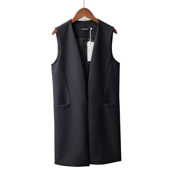 women's vests rlyaeiz women waistcoat 2021 spring korean fashion mid-long suit female simple slim sleeveless jackets, Black;white
women's vests rlyaeiz women waistcoat 2021 spring korean fashion mid-long suit female simple slim sleeveless jackets, Black;white