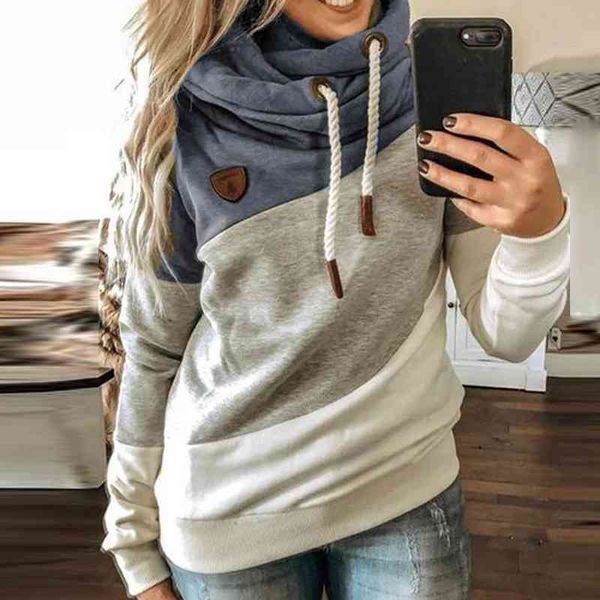 patchwork hooded sweatshirt gradient printed long sleeve turtleneck hoodies female leopard print warm pocket pullovers top, Black
patchwork hooded sweatshirt gradient printed long sleeve turtleneck hoodies female leopard print warm pocket pullovers top, Black