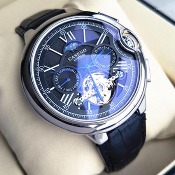 wristwatches tourbillon mens watch belt men automatic mechanical wristwatch skeleton sport male clocks relogio caseno, Slivery;brown
wristwatches tourbillon mens watch belt men automatic mechanical wristwatch skeleton sport male clocks relogio caseno, Slivery;brown