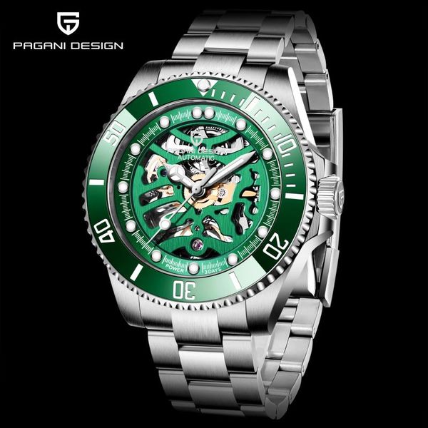 wristwatches pagani design 2021 brand watch men's business automatic mechanical sapphire waterproof clock luxury relogio masculino, Slivery;brown
wristwatches pagani design 2021 brand watch men's business automatic mechanical sapphire waterproof clock luxury relogio masculino, Slivery;brown