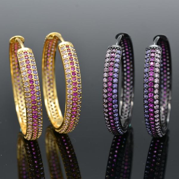 hoop & huggie rainbow micro set cubic zirconia cz gold black color classic gorgeous european women's fashion elegant jewelry, Golden;silver
hoop & huggie rainbow micro set cubic zirconia cz gold black color classic gorgeous european women's fashion elegant jewelry, Golden;silver