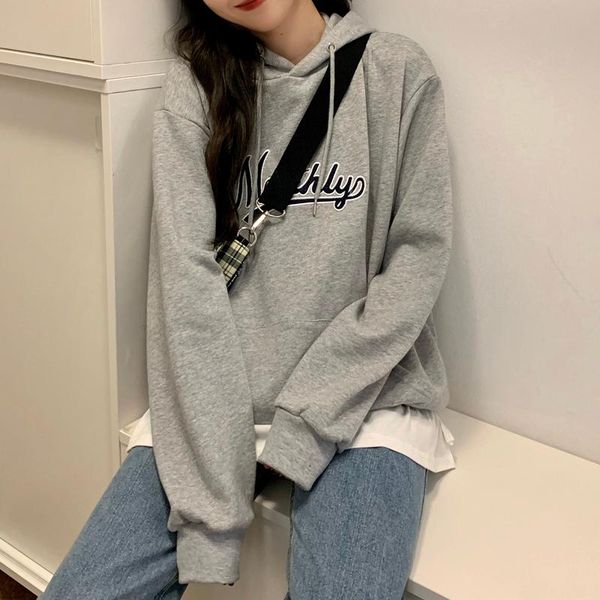 women's hoodies & sweatshirts 3 colors autumn and winter korean harakuju style letter pullover womens (c2088), Black
women's hoodies & sweatshirts 3 colors autumn and winter korean harakuju style letter pullover womens (c2088), Black