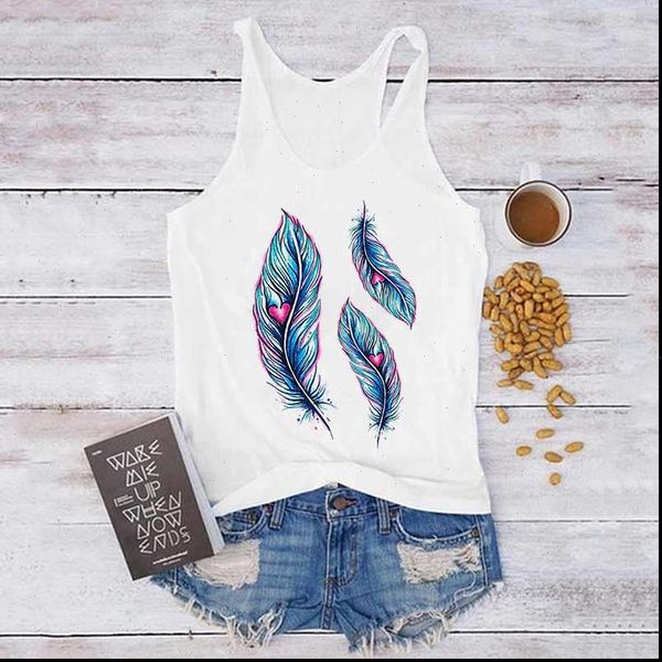 summer harajuku women cami sleeveless camisole vest feathers dream catcher print casual loose female t shirt 90s, White
summer harajuku women cami sleeveless camisole vest feathers dream catcher print casual loose female t shirt 90s, White