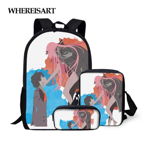 school bags whereisart 3 pcs set backpack darling in the franxx prints knapsack for teenagers girls boys travel bagpack children
school bags whereisart 3 pcs set backpack darling in the franxx prints knapsack for teenagers girls boys travel bagpack children