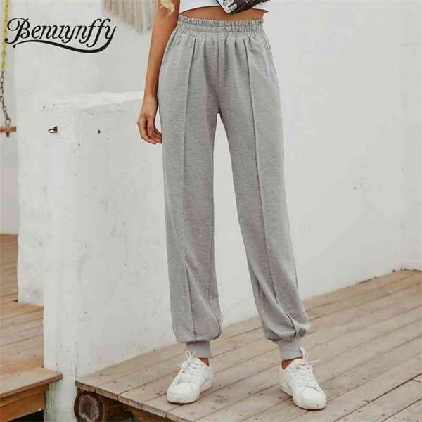 autumn winter sports casual sweatpants women high elastic waist trousers streetwear korean style ladies pants 210510, Black;white
autumn winter sports casual sweatpants women high elastic waist trousers streetwear korean style ladies pants 210510, Black;white