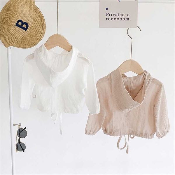 summer hooded baby coat for girls boys sun protection air-conditioning cardigan girls boys clothes casual beach kids jackets 211106, Blue
summer hooded baby coat for girls boys sun protection air-conditioning cardigan girls boys clothes casual beach kids jackets 211106, Blue