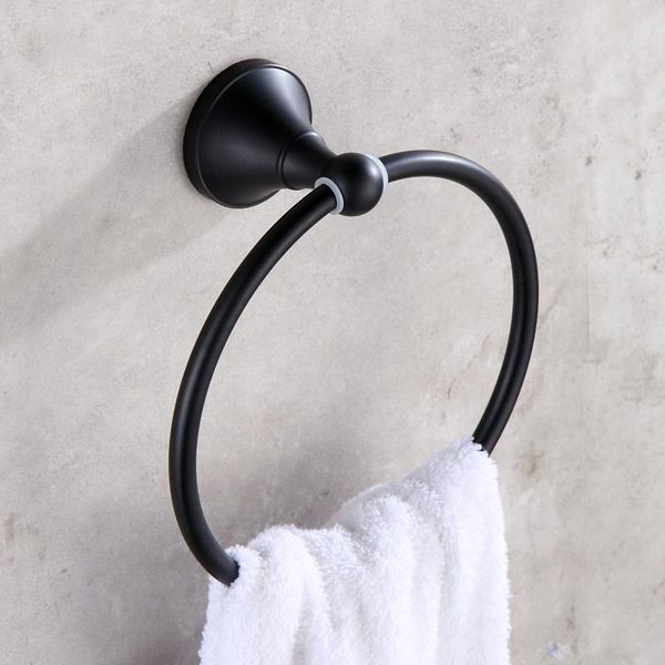 european copper brushed towel ring holder antique bronze/black bath rack wall mounted bathroom products accessories rings
european copper brushed towel ring holder antique bronze/black bath rack wall mounted bathroom products accessories rings