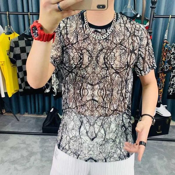 broadcast short live sleeve t-shirt men's fashion summer 2021 leisure cloth net red tide brand t-shirt, White;black
broadcast short live sleeve t-shirt men's fashion summer 2021 leisure cloth net red tide brand t-shirt, White;black