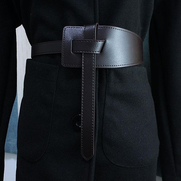 belts women's wide belt coat decoration with dress sweater waist closing fashion versatile suit waistband, Black;brown
belts women's wide belt coat decoration with dress sweater waist closing fashion versatile suit waistband, Black;brown