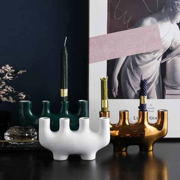 candle holders 10pcsxsimple and creative ceramic holder candlelight dinner nordic geometric decoration wedding props
candle holders 10pcsxsimple and creative ceramic holder candlelight dinner nordic geometric decoration wedding props