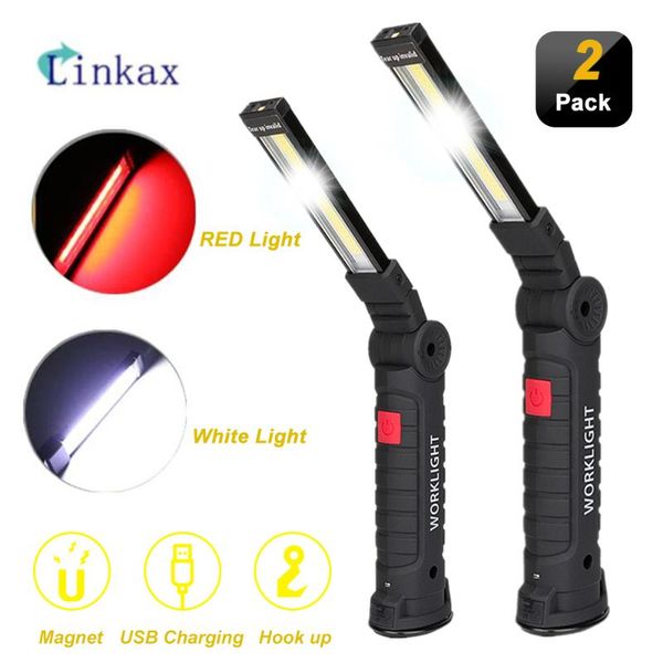 flashlights torches cob led usb rechargeable portable work light magnetic hook lanterna with built-in battery camping torch car r
flashlights torches cob led usb rechargeable portable work light magnetic hook lanterna with built-in battery camping torch car r