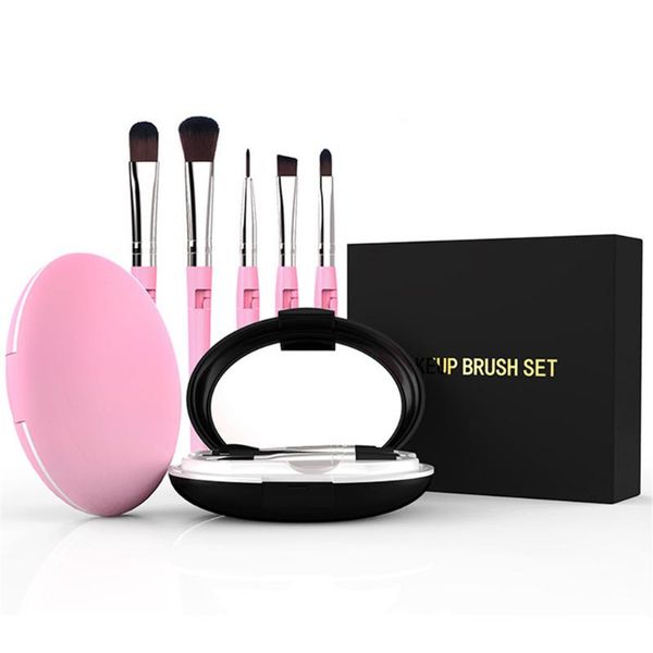 makeup brushes set 5 hardcover combination black and pink portable eye erush tools kit pincel maquiagem pinceau maquillag
makeup brushes set 5 hardcover combination black and pink portable eye erush tools kit pincel maquiagem pinceau maquillag