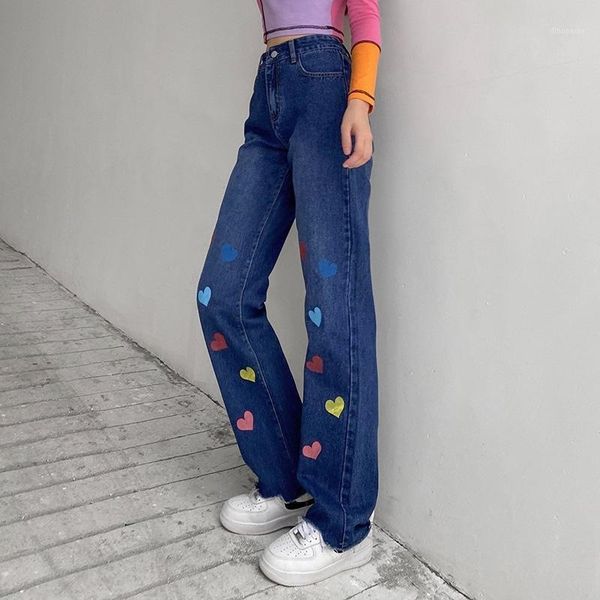 women's y2k heart print straight high waist women sweet cute denim pants ladies trousers korean jeans bottom streetwear clothes1 25bq, Blue
women's y2k heart print straight high waist women sweet cute denim pants ladies trousers korean jeans bottom streetwear clothes1 25bq, Blue