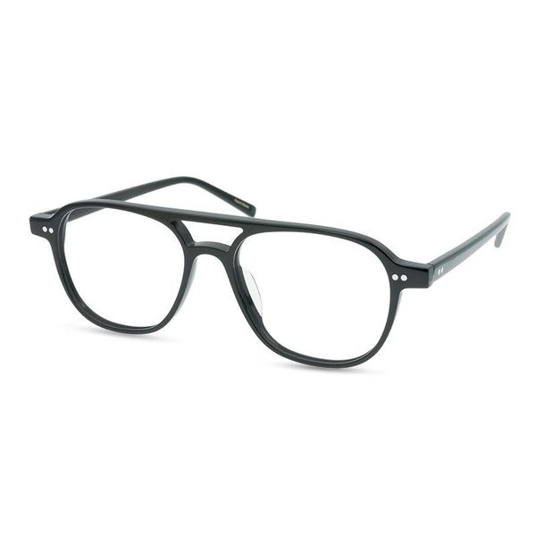 fashion sunglasses frames trendy brand acetate spectacle frame double beam glasses for myopia, Black
fashion sunglasses frames trendy brand acetate spectacle frame double beam glasses for myopia, Black