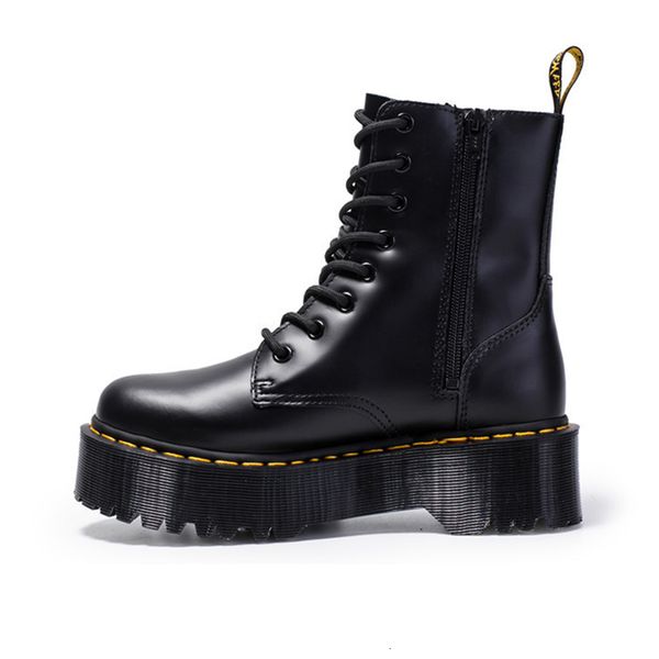 dress shoes fashion brand motorcycle boots for women autumn 2021 round toe chunky heel ankle side zipper increasing platform p7ce, Black
dress shoes fashion brand motorcycle boots for women autumn 2021 round toe chunky heel ankle side zipper increasing platform p7ce, Black
