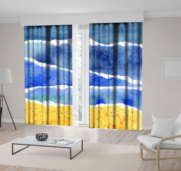 curtain & drapes abstract waves sea ocean and standy beach summer days watercolor artwork printed blue yellow
curtain & drapes abstract waves sea ocean and standy beach summer days watercolor artwork printed blue yellow