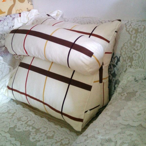 cushion/decorative pillow a sofa backrest office chair cushion solid triangle cotton canvas waist on the bed
cushion/decorative pillow a sofa backrest office chair cushion solid triangle cotton canvas waist on the bed