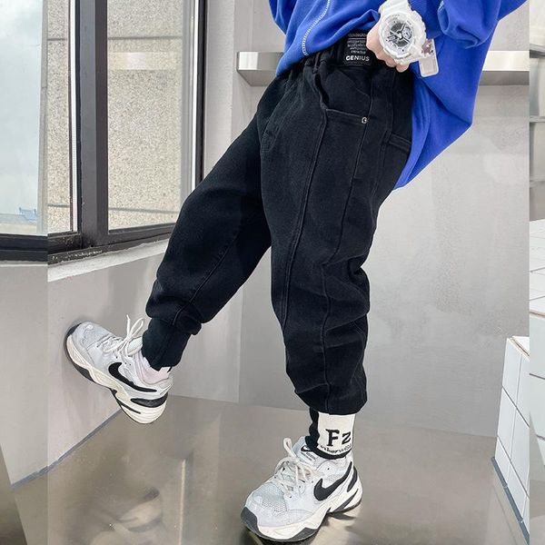 jeans kids boys blue black classic cowboy pants children denim clothing long bottoms elastic waist fashion casual trousers
jeans kids boys blue black classic cowboy pants children denim clothing long bottoms elastic waist fashion casual trousers