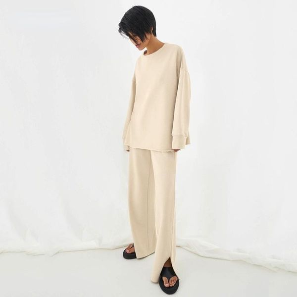 women's two piece pants women solid set o-neck long sleeve female 2 pieces sets crop elastic high waist turtleneck 2021 spring loose ca, White
women's two piece pants women solid set o-neck long sleeve female 2 pieces sets crop elastic high waist turtleneck 2021 spring loose ca, White