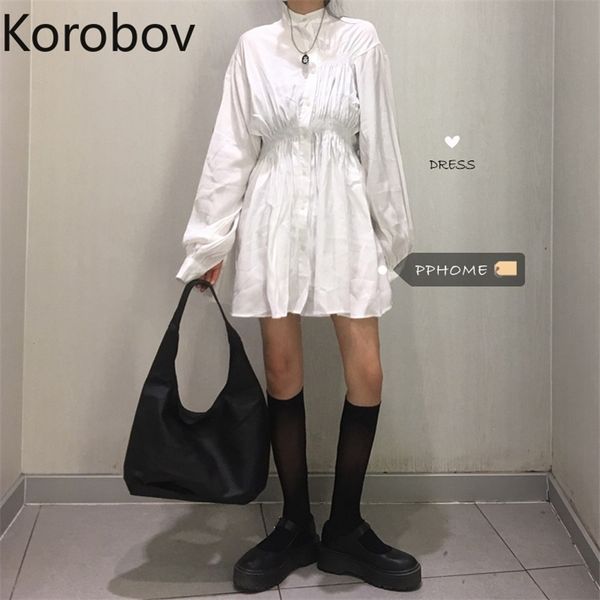 korobov korean fashion solid long sleeve dress vintage chic streetwear stand collar women dresses harajuku mujer vestidos 210430, Black;gray
korobov korean fashion solid long sleeve dress vintage chic streetwear stand collar women dresses harajuku mujer vestidos 210430, Black;gray