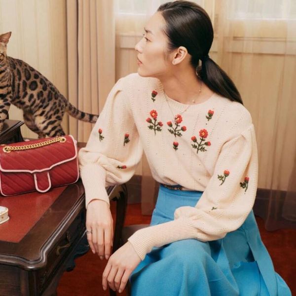 women's sweaters knitted sweater pullovers women embroidery flowers long sleeve elegant vintage jumper haut femme runway clothing p790, White;black
women's sweaters knitted sweater pullovers women embroidery flowers long sleeve elegant vintage jumper haut femme runway clothing p790, White;black