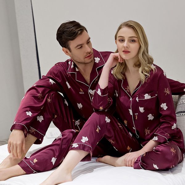 luxury pajama suit couple pajama sets silk satin pijamas sweet sleepwear home suit pyjama for lover man woman lovers clothes, Black;red
luxury pajama suit couple pajama sets silk satin pijamas sweet sleepwear home suit pyjama for lover man woman lovers clothes, Black;red