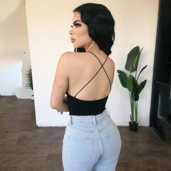 body mechanics clothing eifer spring and summer women's sling halter belly one-piece women jumpsuits, Black
body mechanics clothing eifer spring and summer women's sling halter belly one-piece women jumpsuits, Black