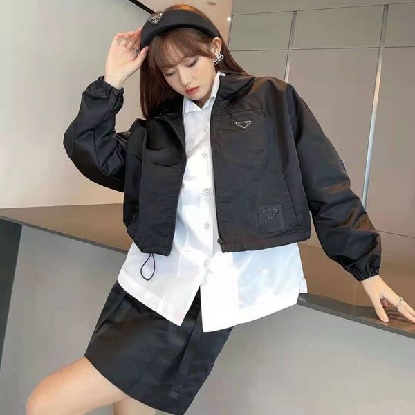 women short jacket summer autumn spring fashion windbreaker jackets casual ladies coat clothing, Black;brown
women short jacket summer autumn spring fashion windbreaker jackets casual ladies coat clothing, Black;brown