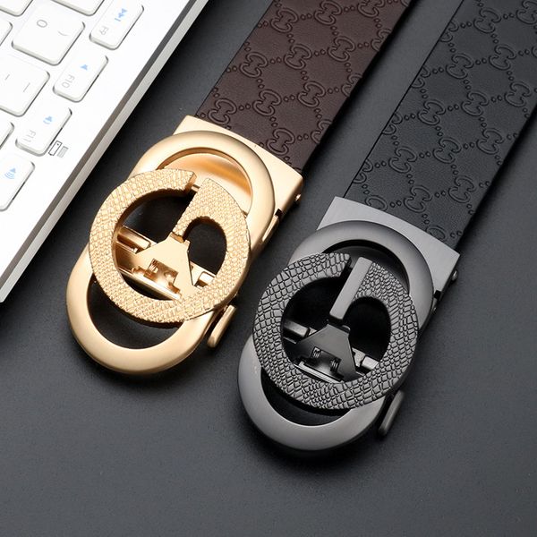 70% off factory online sale embossed leather belt men's automatic buckle simple whole head young people's leisure trouser trend, Black;brown
70% off factory online sale embossed leather belt men's automatic buckle simple whole head young people's leisure trouser trend, Black;brown