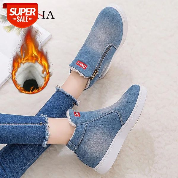 denim winter shoes woman 2021 new women sneakers side zipper plush platform warm canvas tenis feminino plus size #ml4c
denim winter shoes woman 2021 new women sneakers side zipper plush platform warm canvas tenis feminino plus size #ml4c