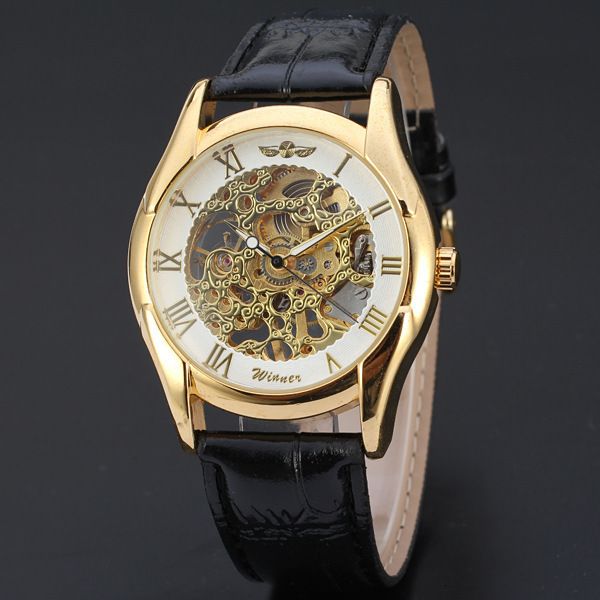 winner 8002 winner men's and women's fashion leisure hollow out manual mechanical watch, Slivery;brown
winner 8002 winner men's and women's fashion leisure hollow out manual mechanical watch, Slivery;brown