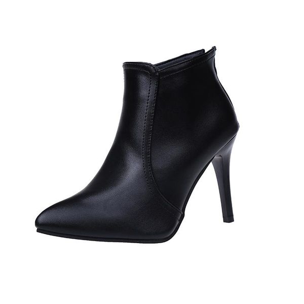 boots women ankle pu leather zipper booties high heels autumn shoes black winter zapatos de mujer pointed toe
boots women ankle pu leather zipper booties high heels autumn shoes black winter zapatos de mujer pointed toe