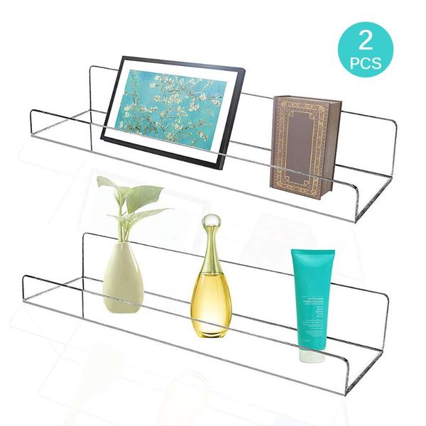 2pcs wall shelf clear acrylic invisible kids floating bookshelf for room modern picture ledge display toy storage hooks & rails
2pcs wall shelf clear acrylic invisible kids floating bookshelf for room modern picture ledge display toy storage hooks & rails