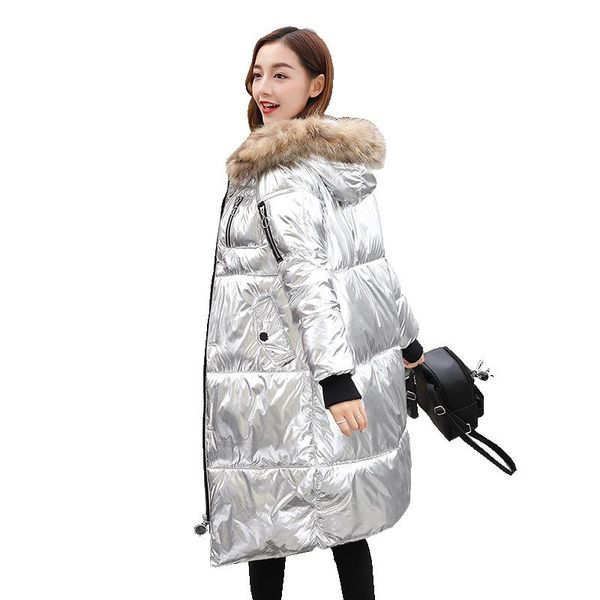 women's trench coats 2021 women winter jacket fashion warm coat silver metal color slim fur hooded collar down cotton thick long girl p, Tan;black
women's trench coats 2021 women winter jacket fashion warm coat silver metal color slim fur hooded collar down cotton thick long girl p, Tan;black